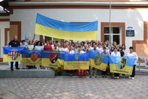 У Городоцькій громаді відбулася урочиста церемонія підняття Державного Прапора України