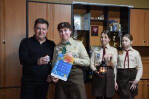 Очільнику Городоцької територіальної громади передали Вифлеємський вогонь миру