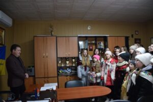 До Городоцької сільської ради завітали колядники
