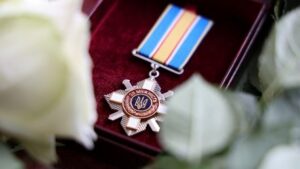 Орден «За мужність» III ступеня (посмертно) вручили батькам загиблого нацгвардійця Гецко Дмитра