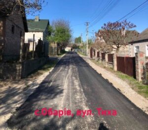 У селі Обарів завершено ремонт ще двох доріг