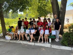 Проєкт «Пліч-о-пліч згуртовані громади»: діти з Юнаківської громади відпочивають у таборі «Чайка» в Хрінниках