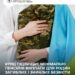 Людина тримає притиснуту до грудей військову форму, загорнуту в синьо-жовтий прапор України.