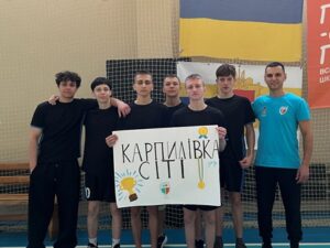 Команда Карпилівської гімназії виборола ІІ місце у ІІІ районному етапі змагань «Пліч-о-пліч. Всеукраїнські шкільні ліги»