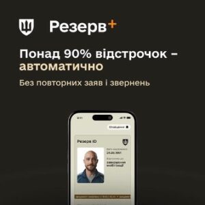 Понад 90% відстрочок від мобілізації можуть продовжитись автоматично
