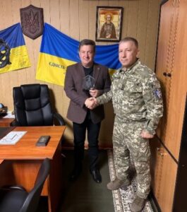 141-ша окрема механізована бригада відзначила очільника Городоцької громади
